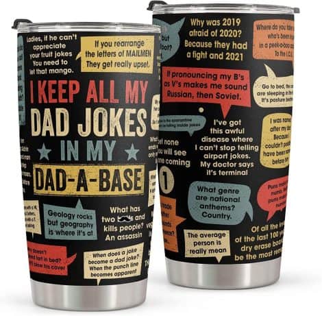 Funny Dad’s Stainless Steel Tumbler – Perfect Birthday, Father’s Day, or Christmas Gift for Men.