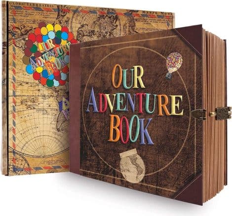 JIMBON Retro Adventure Photo Album: A timeless Travel Diary & Memory Book for Couples, perfect for special occasions.