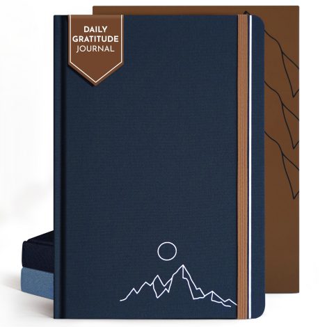 RYVE Gratitude Journal for Men: A 6-month journal with prompts to express gratitude and mindfulness, perfect for men. The ideal gift for a mindful man.