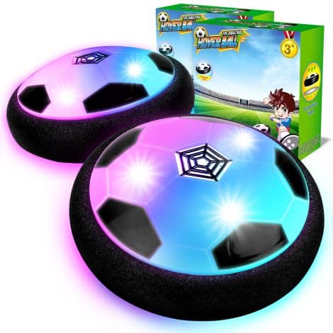 “Exciting and Safe Indoor-Outdoor Hover Soccer Ball for Kids 3-12, Perfect Christmas or Birthday Gift!”