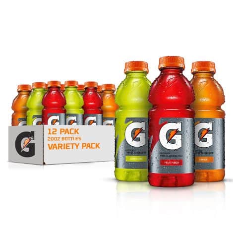 Gatorade Variety Pack, 12 Bottles, 20oz each, Replenishing Electrolytes for Thirst Quenching and Hydration.