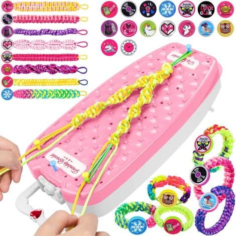 “Dpai Friendship Bracelet Making Kit: Perfect DIY Jewelry Set, Ideal Birthday Gift for Girls 6-12+ Years Old”