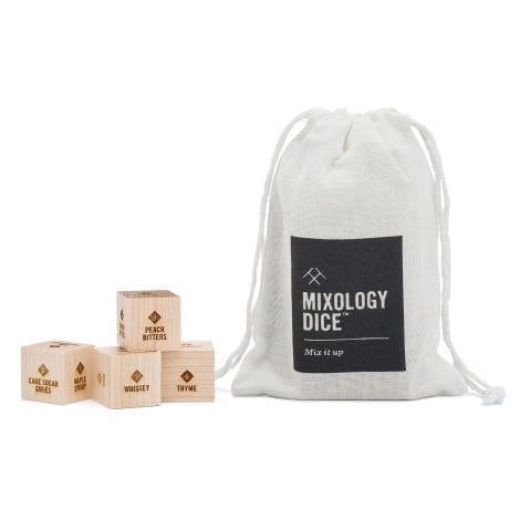 Wooden Dice for Craft Cocktails – Mixology Dice® Classic Edition – Perfect Gift for Men, Boyfriend, and Dad.