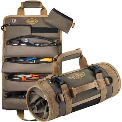 The Ryker Bag Tool Organizers – a handy, durable tool bag with detachable pouches for dads and DIY enthusiasts.