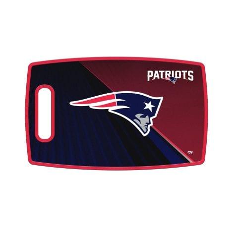 NFL New England Patriots Large Cutting Board, perfect for sports fans to chop and prep on.