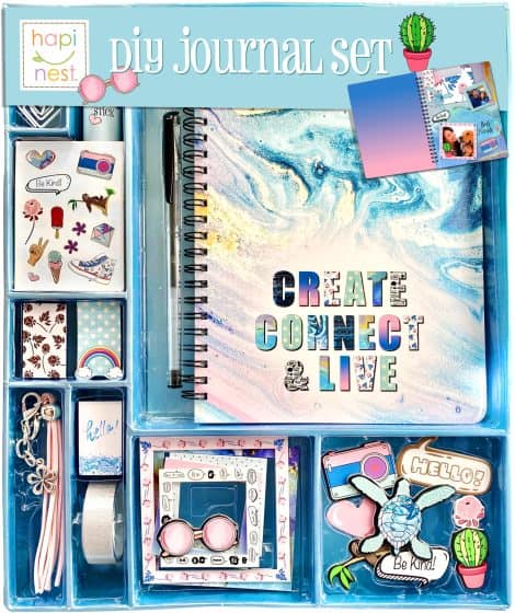 “Hapinest DIY Girl’s Journal Set – Perfect Gift for Ages 8-13 and Above!”