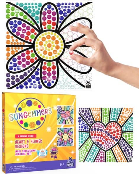 Purple Ladybug SunGemmers Window Art Suncatcher Kits: Fun craft for girls, perfect birthday gift idea!