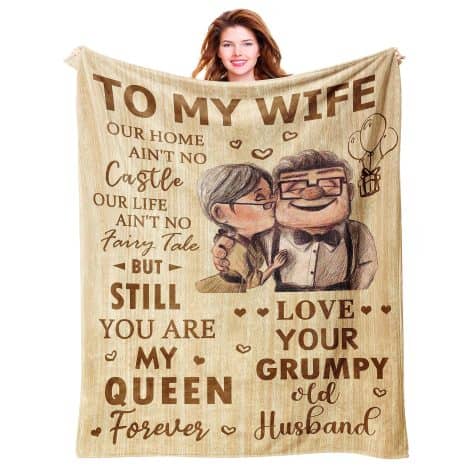 Antonia Bellamy’s 60”X50” Blanket: A perfect anniversary or birthday gift for your lovely wife! Show your affection.