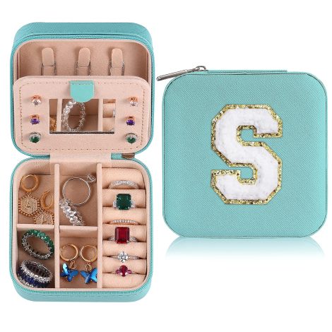 Yqljew Women’s Travel Gifts – a Small Jewelry Box with Travel Essentials for the Wanderlust Jewelry Lover.